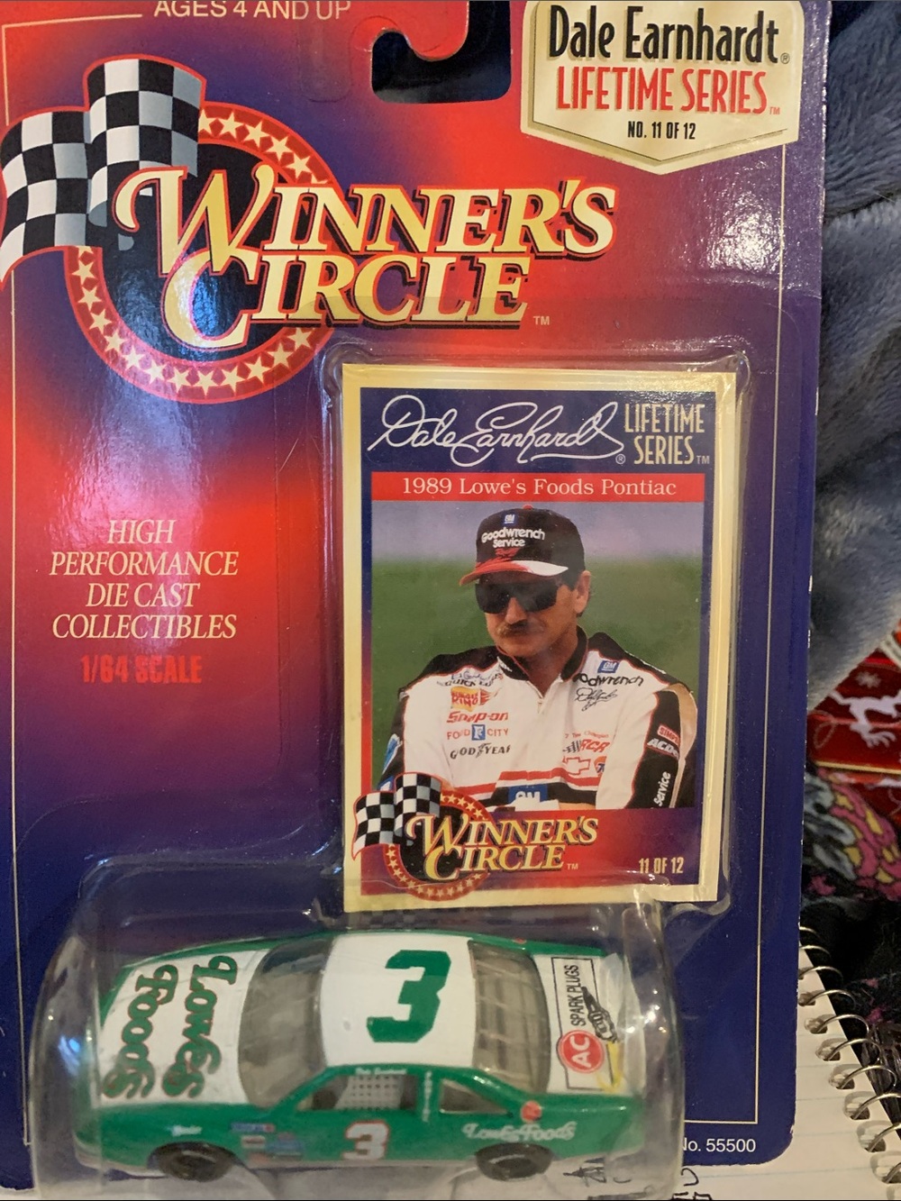 Hasbro Vintage Collectible Dale Earnhardt Lifetime Series die cast car